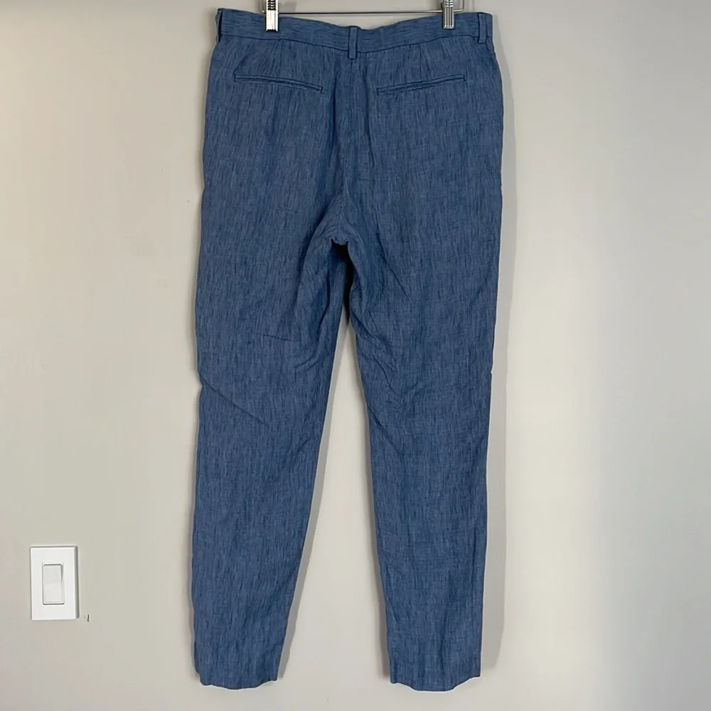H&M Mens 100% Linen Pants Sz 34R